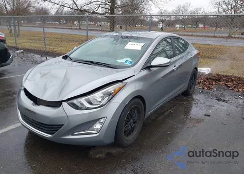 2016 Hyundai Elantra Value Edition из США, поврежденный, VIN KMHDH4AE9GU493686